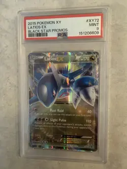 2015 POKEMON XY LATIOS EX BLACK STAR PROMOS #XY72 PSA 9 LOW POP - Image 3