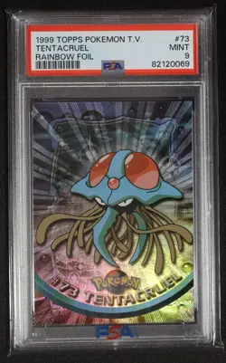 2000 Topps - Pokemon TV Tentacruel #73 - RAINBOW PSA 9 - Image 1
