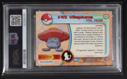 1999 Topps - Pokemon TV Vileplume #45 - RAINBOW FOIL PSA 9 - Image 2
