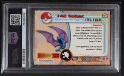 1999 Topps - Pokemon TV Golbat #42 - RAINBOW FOIL PSA 9 - Image 2