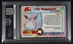 1999 Topps - Pokemon TV Wigglytuff #40 - RAINBOW FOIL PSA 9 - Image 2