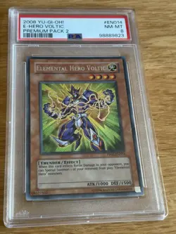 Elemental HERO Voltic PSA 8 PP02-EN014 2008 Yu-Gi-Oh! Secret Rare - Image 1