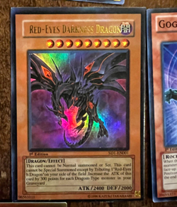 Yu-Gi-Oh! Cards Collection Lot 1st Edition foil Red Eyes Darkness Dragon - Image 2
