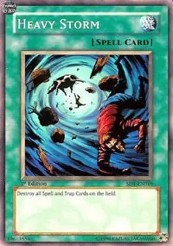 Structure Deck: Dragon's Roar #SD1-EN016 Heavy Storm UN - Image 1