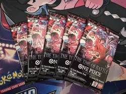 One Piece TCG OP-16 - The Time of Battle - Booster Packs - English - Lot Of 5 - Image 1