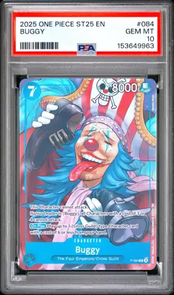 One Piece - ST25 - Buggy Starter Deck - Buggy P-084 - PSA 10 - Image 1