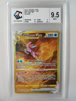 Carte Pokemon FR Palkia Originel VSTAR (CRZ GG67) Zenith Sup CCC 9,5 221464095 - Image 1