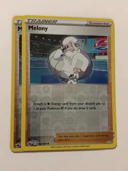 Pokemon Card Chilling Reign 2x Playset Reverse Holographic Melony 146/198 - Image 1