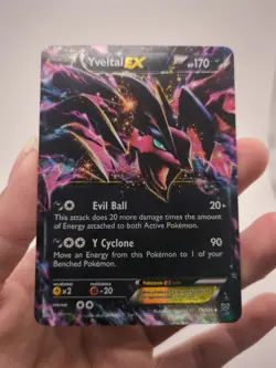 Yveltal EX 79/146 XY Ultra Rare Holo Basic Pokemon TCG Card English - Image 1