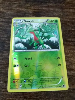 Grovyle 7/116 Plasma Freeze Reverse Holo Pokemon Card - Image 1