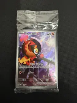 Pokemon Card Charcadet Pokemon Center Sealed Promo MEP 022 - Phantasmal Flames - Image 1