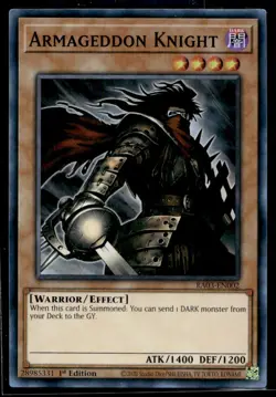 Armageddon Knight Quarter Century Bonanza RA03-EN002 LP YuGiOh TCG | Buy 10 Get - Image 1