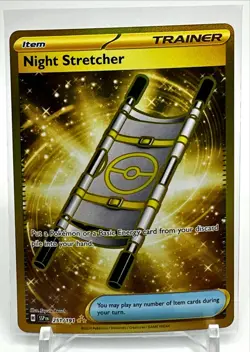 Pokemon Night Stretcher Gold Card Surging Sparks- 251/191 - Image 1