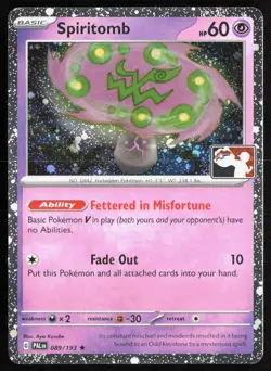 Spiritomb 089/193 (COSMOS) Holo Rare 2022 Prize Pack Series Cards Pokemon LP - Image 1