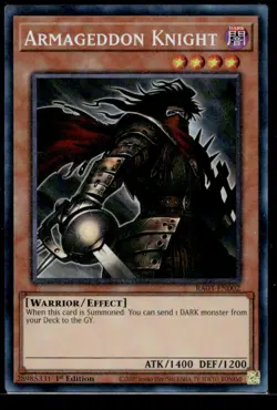 Armageddon Knight (PCR) Quarter Century Bonanza RA03-EN002 LP YuGiOh TCG | Buy 1 - Image 1