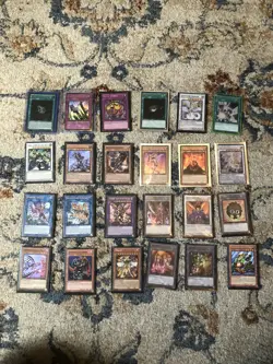 Yugioh Cards Lot Of 24 Holos And Rares - Image 1