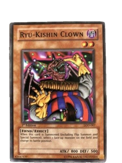 YuGiOh CLOWN - RYU-KISHIN - 1st Edition - LOD-007 - Common - Near Mint - Image 1