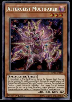 Altergeist Multifaker 2019 Gold Sarcophagus Tin Mega Pack MP19-EN009 MP YuGiOh T - Image 1