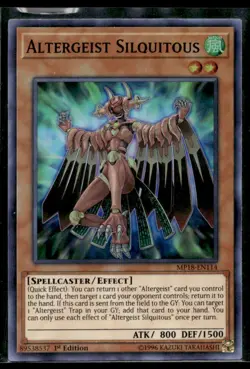 Altergeist Silquitous 2018 Mega-Tins Mega Pack MP18-EN114 MP YuGiOh TCG | Buy 10 - Image 1