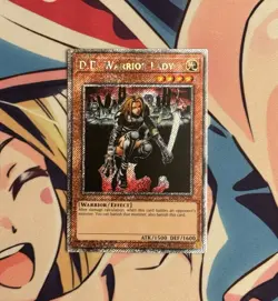 Yugioh! D.D. Warrior Lady RA03-EN129 Platinum Secret Rare 1st Ed NM - Image 1
