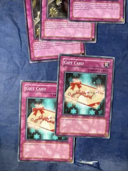 Yugioh Gift Card TAEV-EN078 2x 1st Ed + 3 Bad Reaction - Image 3