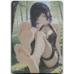 Goddess Story RELUCTANT Anime Waifu Card GP-02 Yelan Genshin Impact - Image 1