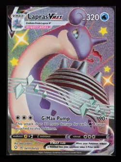 Lapras VMAX SV111/SV122 Shiny Holo Rare Shining Fates: Shiny Vault Pokemon Card - Image 1