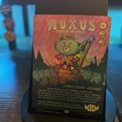 Muxus, Goblin Grandee (Rainbow Foil) Secret Lair Drop Foil Wizard Of Barge - Image 2
