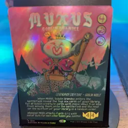 Muxus, Goblin Grandee (Rainbow Foil) Secret Lair Drop Foil Wizard Of Barge - Image 4