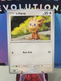 Lillipup 170/197 Common Obsidian Flames Yuki Mori Pokemon NM - Image 1