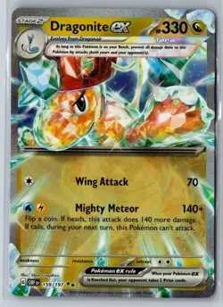 Dragonite ex 159/197 Double Rare Obsidian Flames Pokemon Near Mint - Image 1