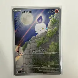 Litwick 101/086 (NM) - SV White Flare - Illustration Rare Pokemon TCG - Image 1