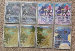 Pokemon TCG Destined Rivals Electrike Weezing Murkrow Illustration Rares Mint - Image 1