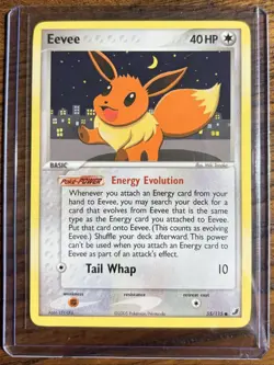 Eevee Unseen Forces 55/115 Common Normal Pokemon TCG - Image 1
