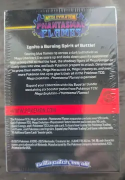 Pokemon TCG Mega Evolution Phantasmal Flames Booster Bundle Sealed - Image 2