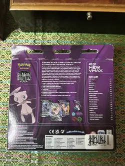 Pokemon Mew VMAX League Battle Deck Trading Card Game - Image 2