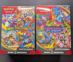 Pokemon Mega Evolution and Phantasmal Flames Booster Bundle Lot of 2 - Image 1