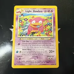 Pokemon TCG Light Slowbro Unlimited Uncommon Neo Destiny 051/105 Vintage - Image 1