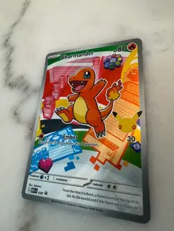 Pokemon Charmander MEP 038 First Partner Illustration Holo Black Star Promo 2026 - Image 1