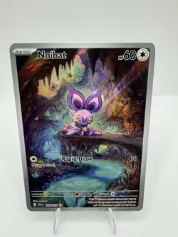 Pokemon Noibat Illustration Rare Holo 169/159 Sv09: Journey Together - Image 1
