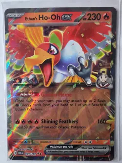 Ethan's Ho-Oh ex 039/182 Double Rare Destined Rivals Pokemon Near Mint - Image 1