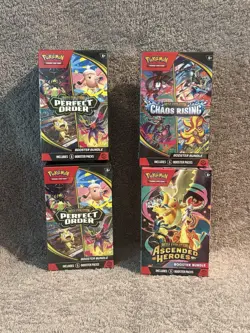 Pokemon Mega Evolution TCG Booster Bundle Box Lot of 4: Ascended Heroes, PO, CR - Image 1