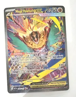Pokemon Mega Hawlucha EX 283/217 ASC HEROE EN Special Illus Rare Full Art Holo⭐⭐ - Image 1
