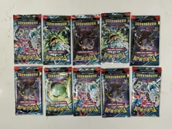 Twilight Masquerade Pokemon Booster Pack Lot Of 10 New & Sealed - Image 1