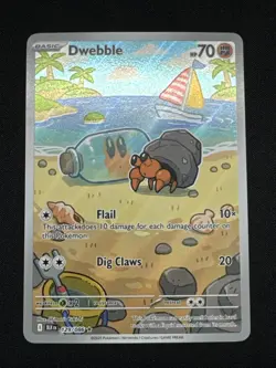 Dwebble 129/086 Sv: Black Bolt Illustration Rare Full Art Holo 2025 - Image 1