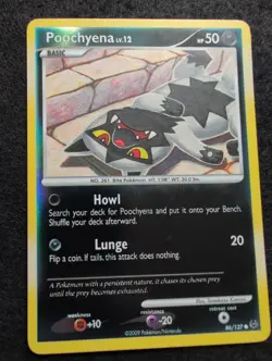 Poochyena 86/127 Pokemon Platinum Reverse Holo - Image 1