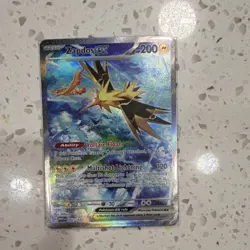 Pokemon Zapdos ex 202/165 Scarlet & Violet 151 Rare Holo EX 200 HP - Image 1