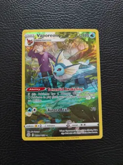 Pokemon TCG Vaporeon TG02/TG30 Holo Brilliant Stars Trainer Gallery NM/VLP - Image 1