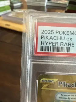 PSA 10 PIKACHU EX 179/131 HYPER RARE PRISMATIC EVOLUTIONS POKEMON 😍 - Image 2