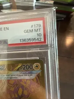 PSA 10 PIKACHU EX 179/131 HYPER RARE PRISMATIC EVOLUTIONS POKEMON 😍 - Image 3